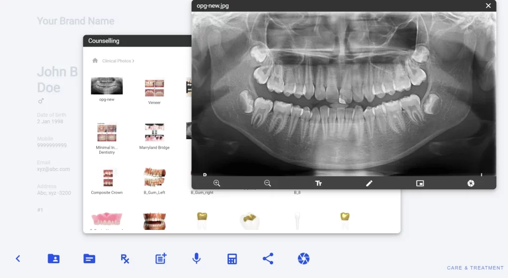 Open Digital Consultation Screen